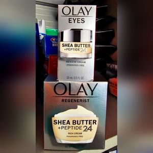 Olay w/ Peptide face and eye cream duo